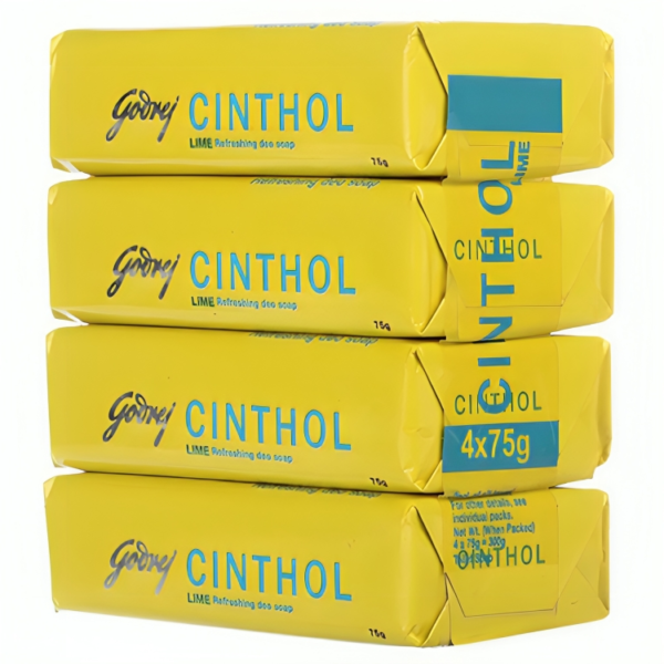 Cinthol Lime Soap 4 N (75 g Each)