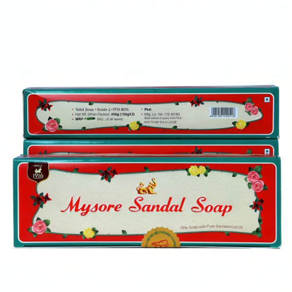 Mysore Sandal Soap 3 N (150 g Each)