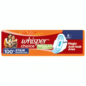 Whisper Choice Wings Sanitary Pad 6 N