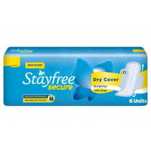 Stayfree Secure Dry Wings Regular Sanitary Pads 6 N