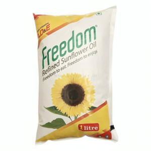 freedom sunflower oil pouch, 1 l
