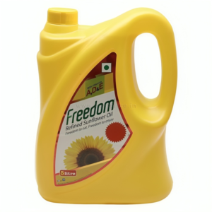 freedom sunflower oil jar, 5 l