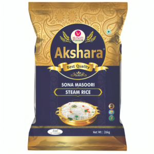 akshara sona masoori steam rice 26 kg